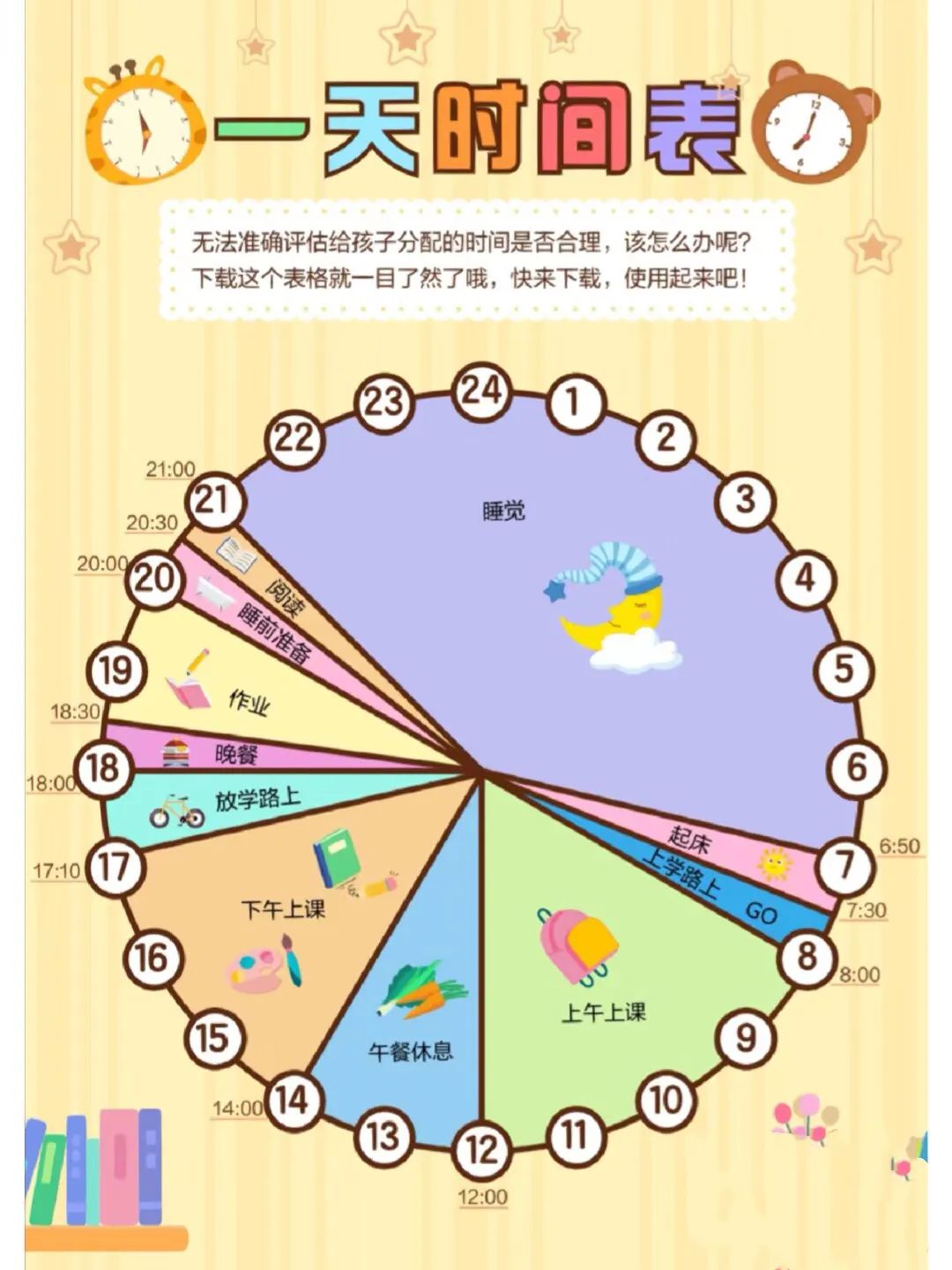 建立孩子的时间观念